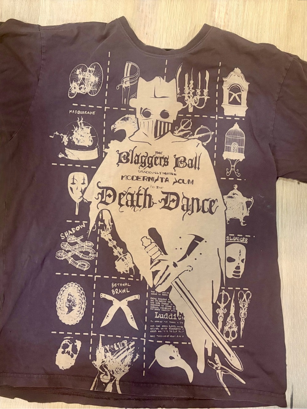 Vintage Artful Dodger 2XL Brown Graphic Tee